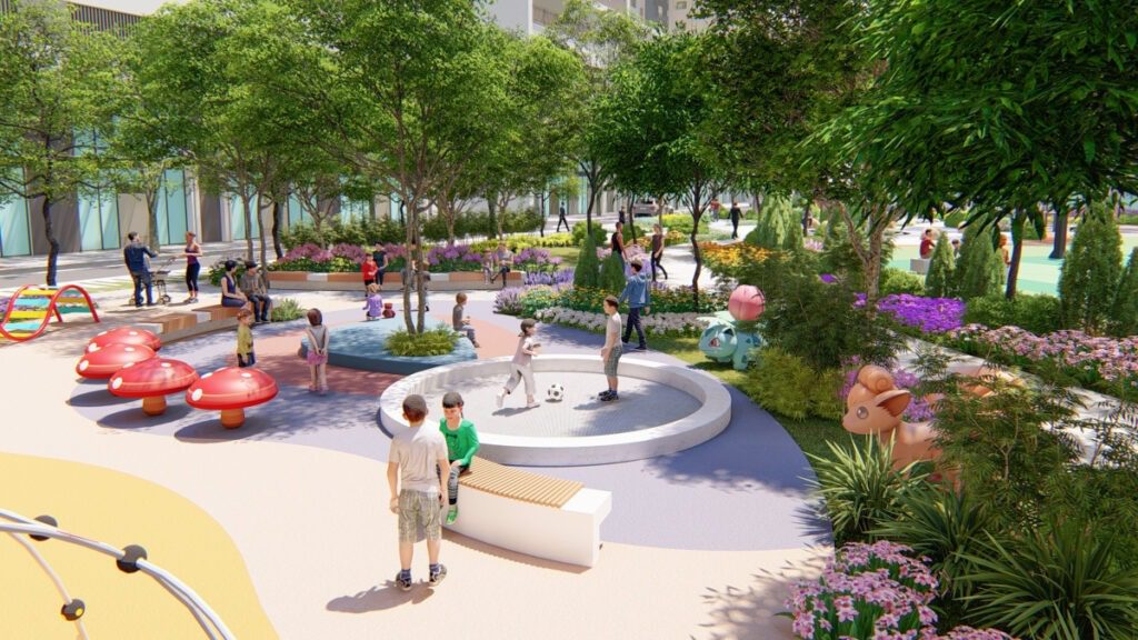 tiện ích green park đông hưng