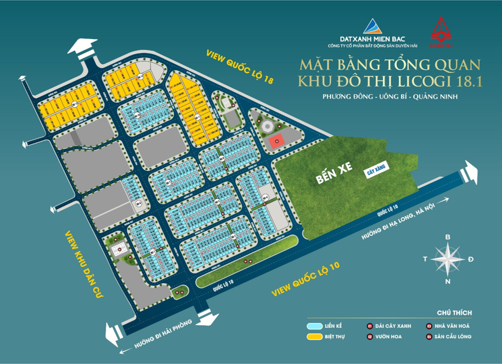 mặt bằng licogi 18.1 uông bí
